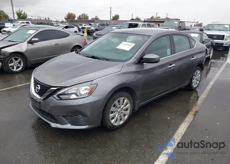2017 Nissan Sentra S из США, поврежденный, VIN 3N1AB7APXHY225968
